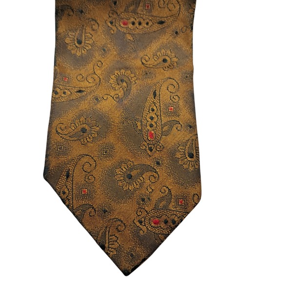 Vintage 50s Set of 2 Necktie Silk Famous Barr USA Mid Century Blanford Rep VTG - Picture 2 of 13